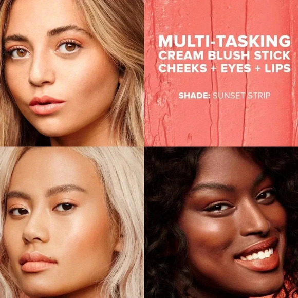 NWT Nudies Matte Blush in Sunset Strip Color w/ brush - Retails for $35 - Picture 4 of 12